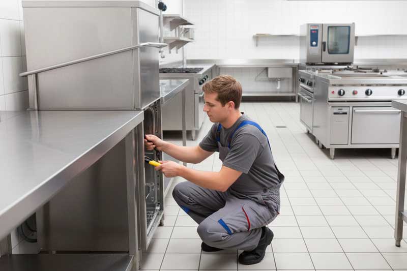 Reparación de equipos de hostelería